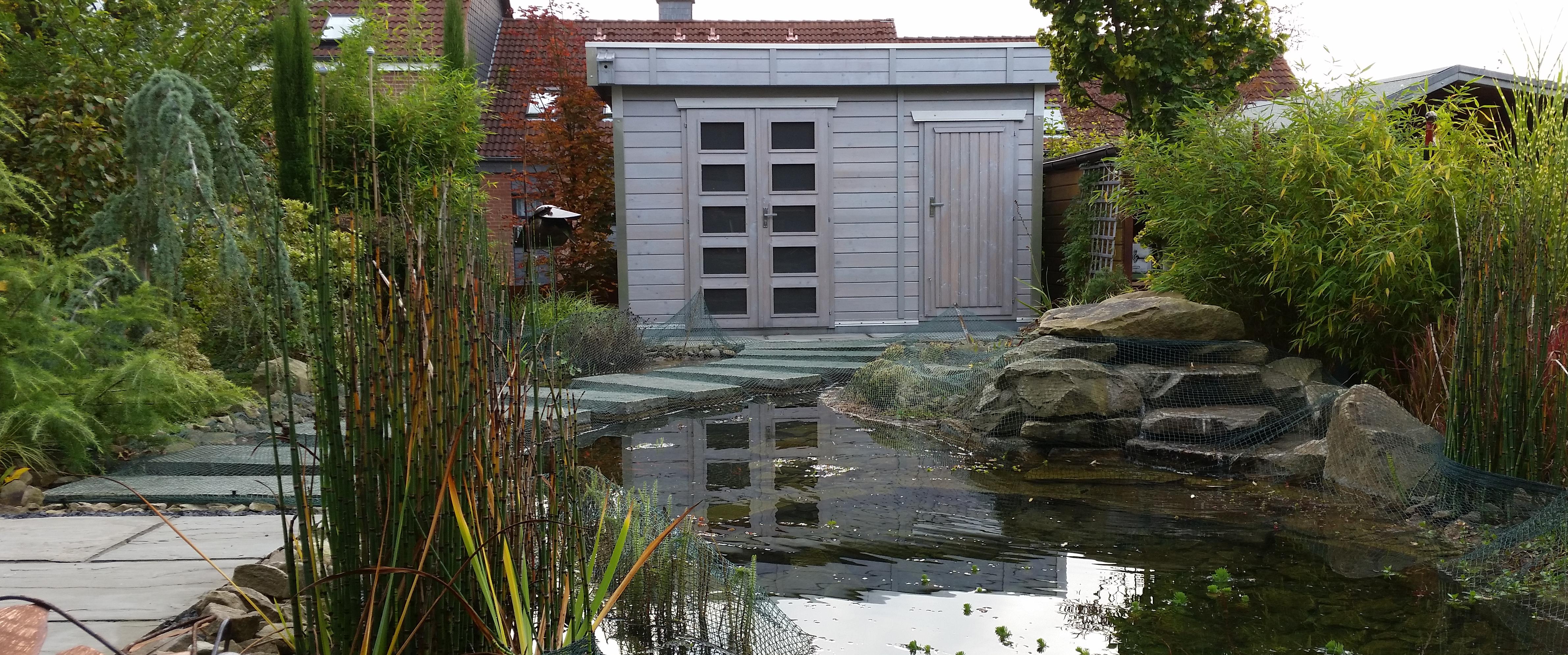 Der Reihenhaus-Wassergarten von Peter Grob © Gartenradio.fm