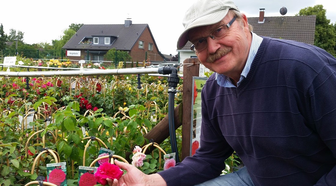 Gärtnermeister und Alexianer-Rosenberater Peter Thielen © Gartenradio.fm