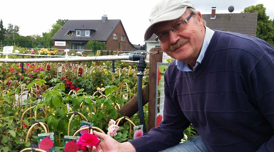 Gärtnermeister und Alexianer-Rosenberater Peter Thielen  © Gartenradio.fm