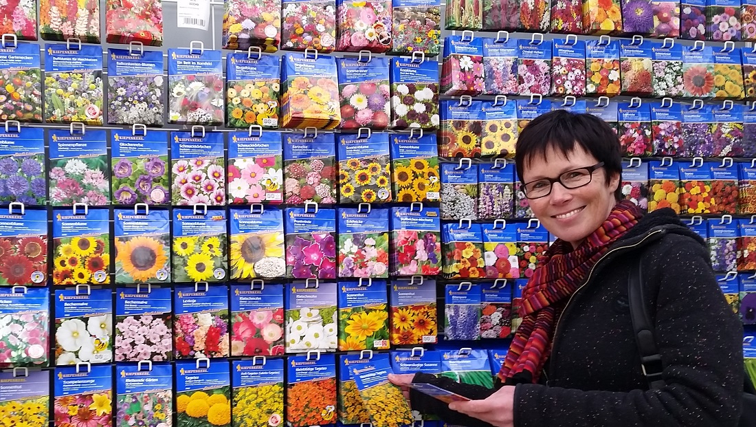 Anja Mühlinghaus braucht Samen für ihren Therapiegarten © Gartenradio.fm