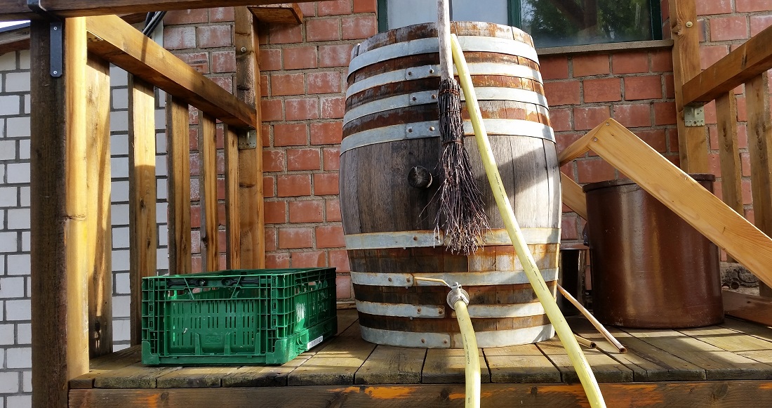 In diesem Rührfass wird auf dem Bio-Hof Bursch Wasser "dynamisiert" © GartenRadio.fm