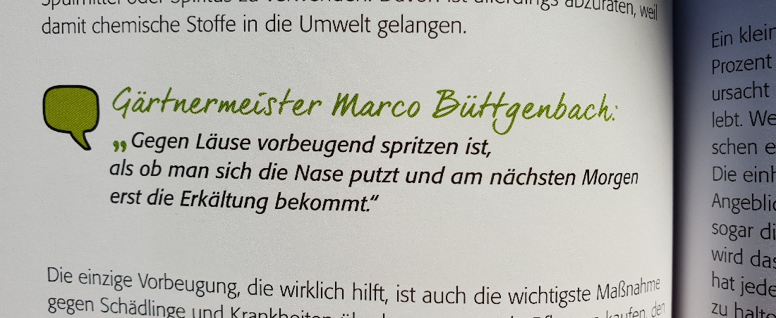 Die "Merksätze" von Marco Büttgenbach sind kurz, knapp und unterhaltsam © GartenRadio.fm