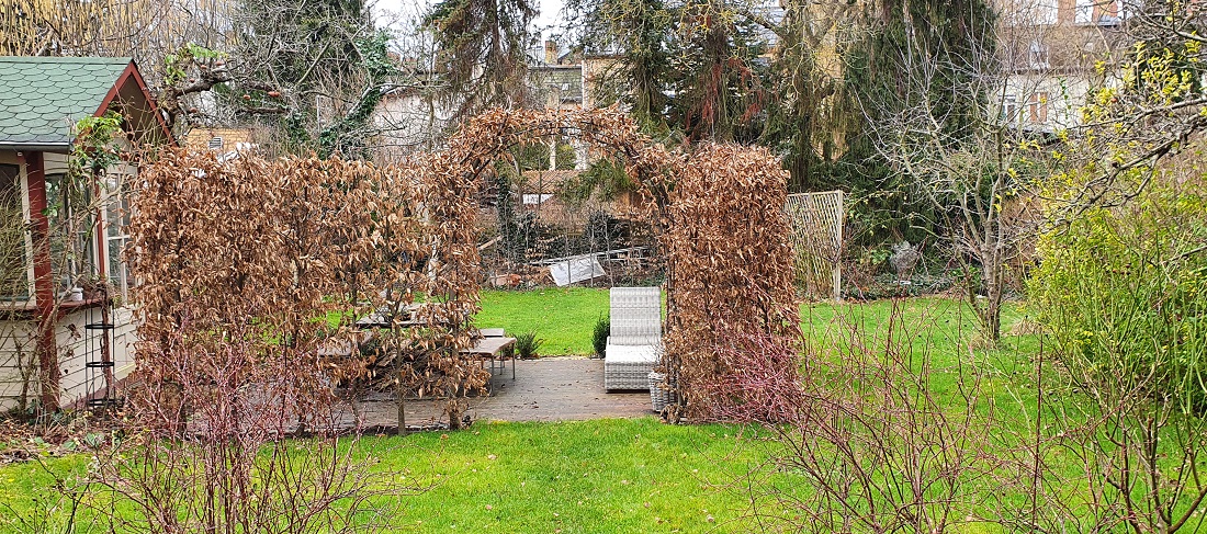 Der Garten ist in Gartenräume aufgeteilt. © GartenRadio.fm