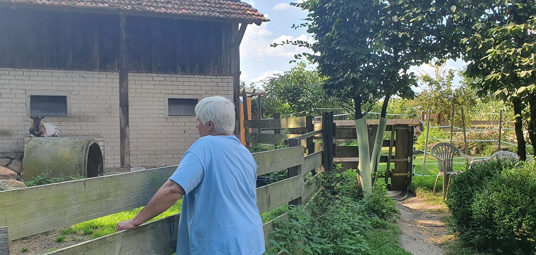 Maria Anna Leenen möchte inkognito bleiben, deshalb mag sie nicht von vorne fotografiert werden. © GartenRadio.fm