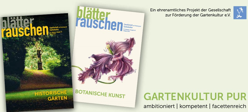 Die Zeitschrift Blätterrauschen erscheint zweimal im Jahr und kostet 8 Euro. © GartenRadio.fm